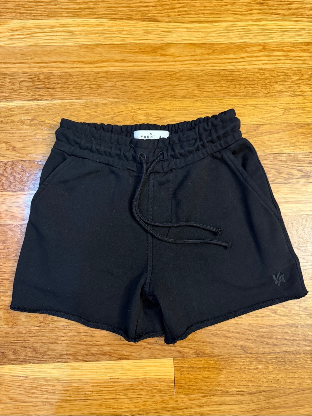YoungLA Sweat Shorts in Black - Size Small - Pockets Loungewear